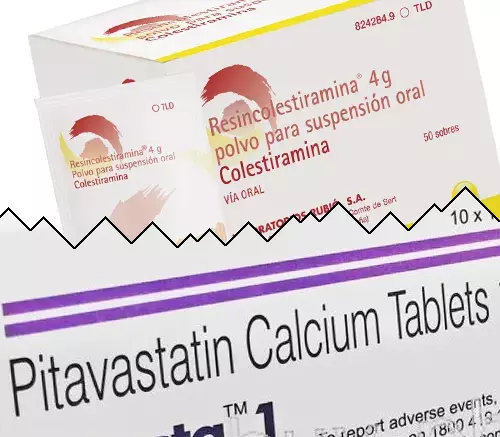Colestiramina contra Pitavastatina
